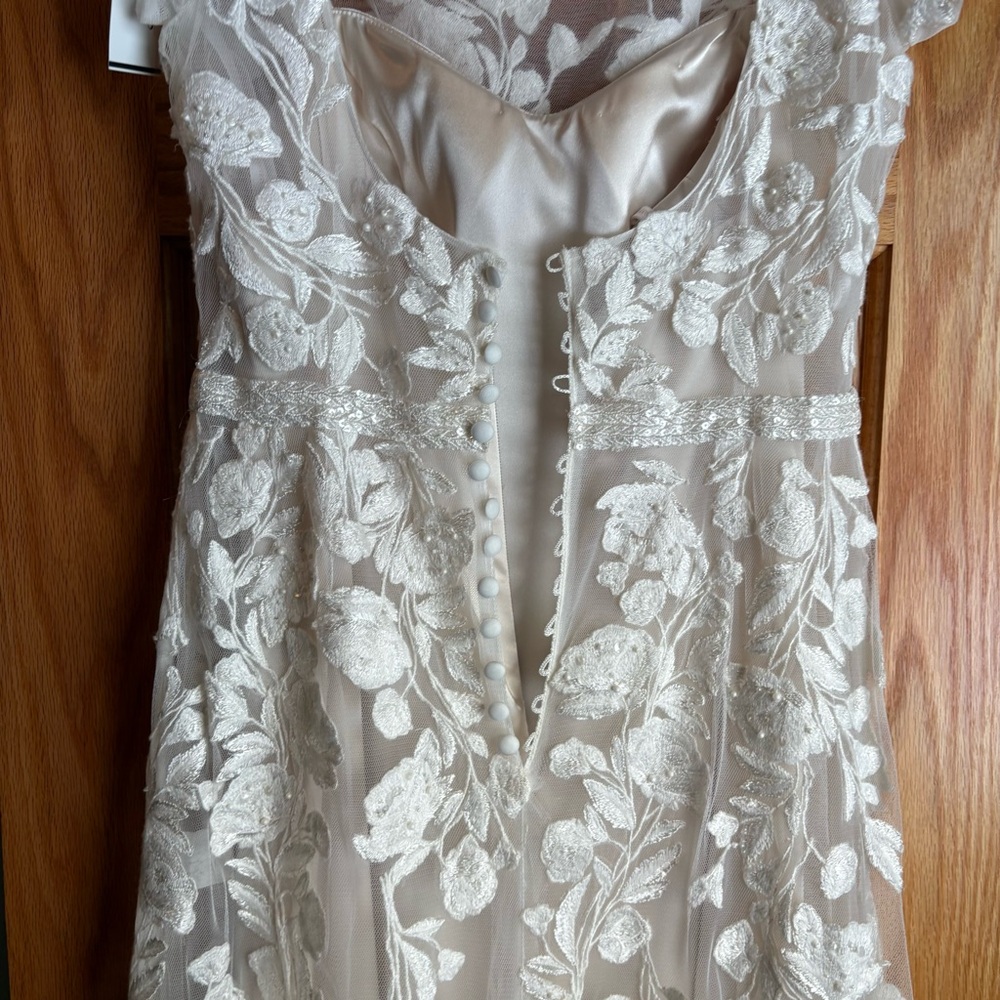 💙($1058) Melissa Sweet NWT wedding dress - Picture 10 of 12